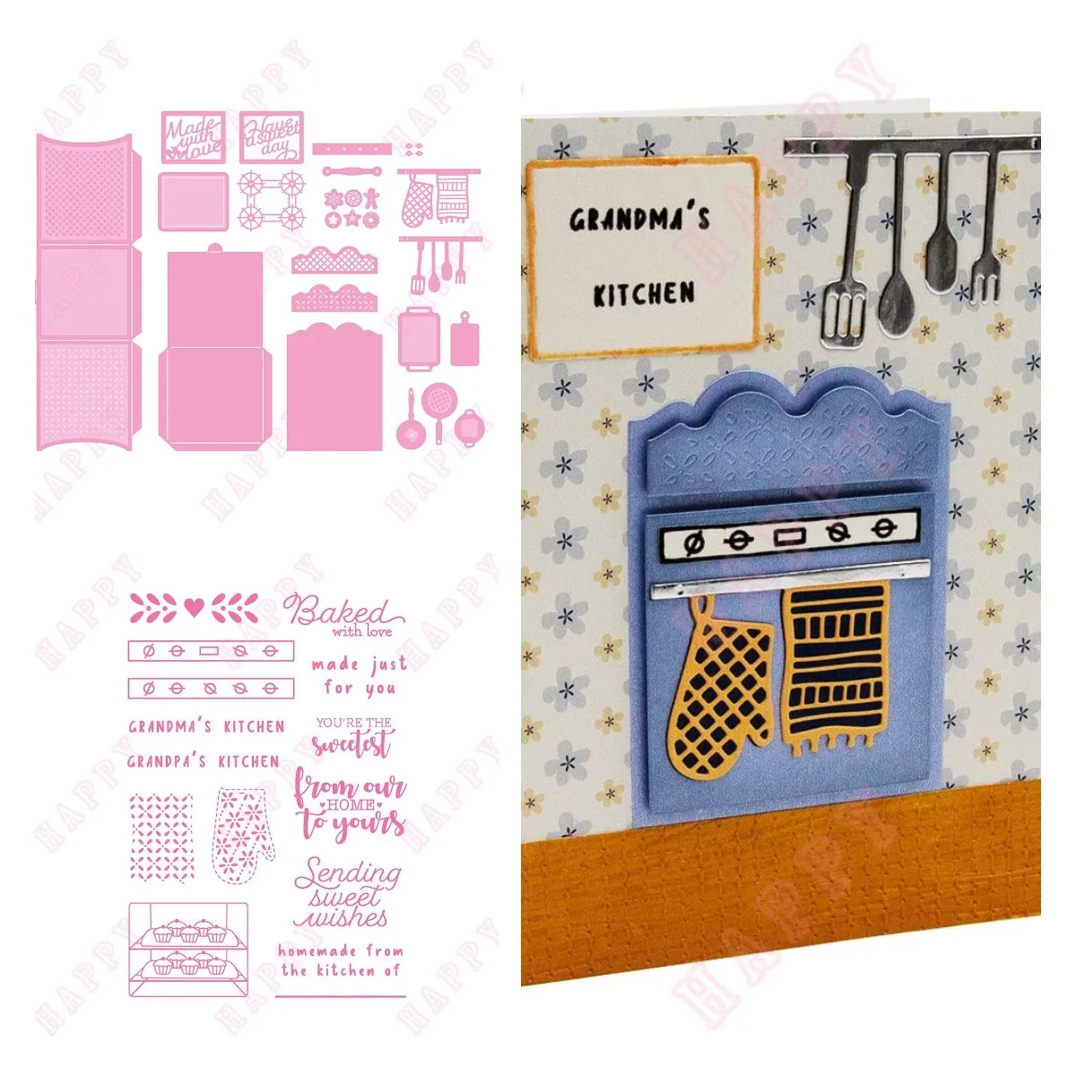 Metal Cutting Dies And Stamps Kitchen Supplies Scrapbook Diary Decoration Embossing Paper Craft Template DIY Greet Card Handmade
Metal Cutting Dies And Stamps Kitchen Supplies Scrapbook Diary Decoration Embossing Paper Craft Template DIY Greet Card Handmade
