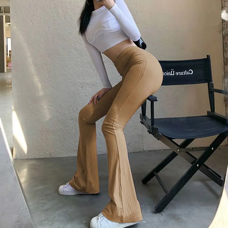 Women's Elastic Casual Pants American Sports Pants Basic Slim-fit Flared Pants High-waisted Letters All-match Thin Leggings
Women's Elastic Casual Pants American Sports Pants Basic Slim-fit Flared Pants High-waisted Letters All-match Thin Leggings