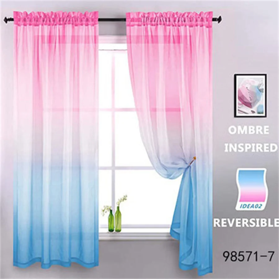 2022 New Style Gradient Finished Window Tulle Grommet Rod Pocket Living Room Decoration Tulle Polyester Fiber Yam Dyed Tulle
2022 New Style Gradient Finished Window Tulle Grommet Rod Pocket Living Room Decoration Tulle Polyester Fiber Yam Dyed Tulle