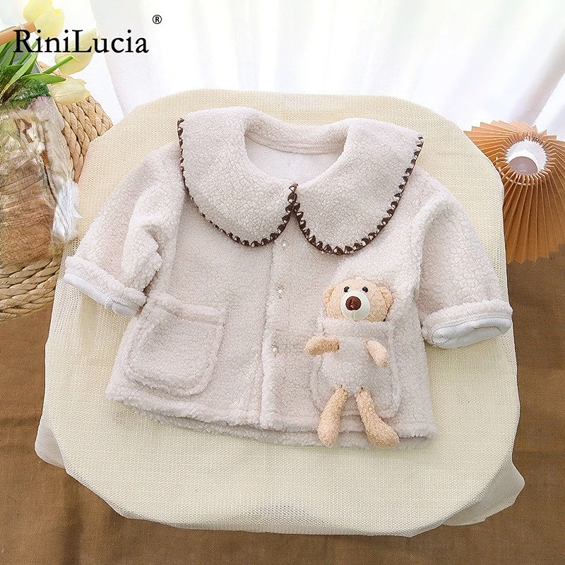 RiniLucia Baby Girls Winter Jackets Lambs Wool Coats Kids Warm Jackets Cartoon Children Outerwear Girls Coats Baby Overcoat
RiniLucia Baby Girls Winter Jackets Lambs Wool Coats Kids Warm Jackets Cartoon Children Outerwear Girls Coats Baby Overcoat