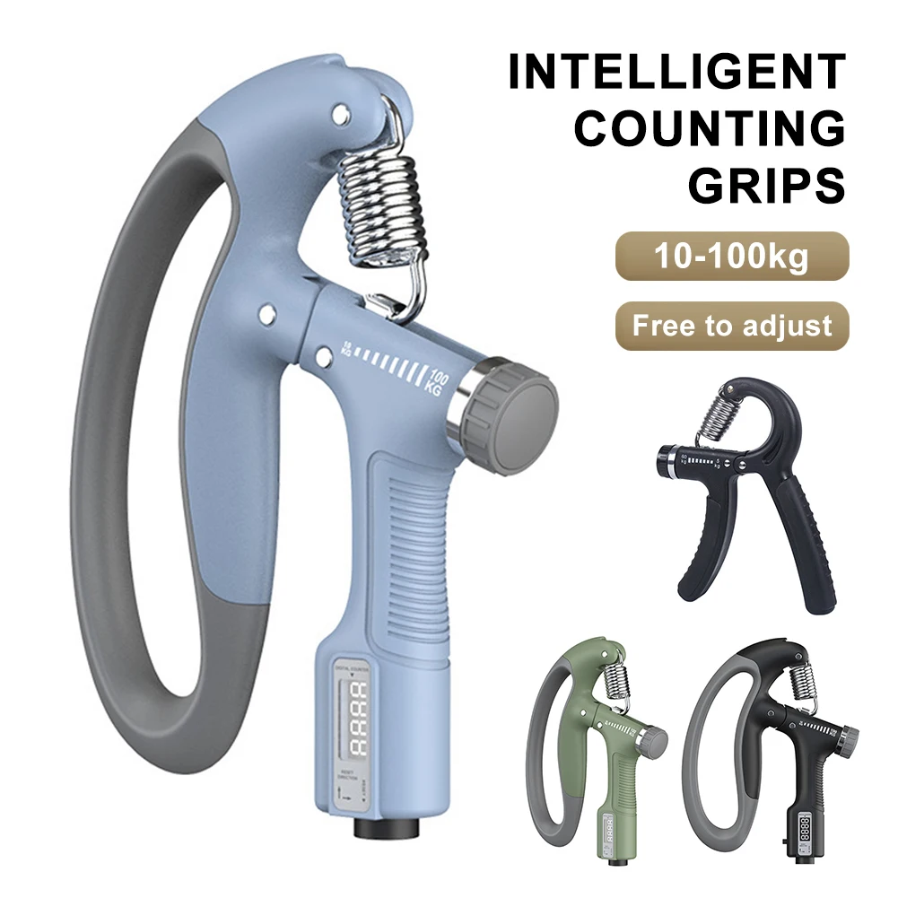 10-100Kg Adjustable Hand Grip Strengthener Electronic Countable Heavy Gripper Exerciser Arm Muscle Wrist Train Fitness Equipment
10-100Kg Adjustable Hand Grip Strengthener Electronic Countable Heavy Gripper Exerciser Arm Muscle Wrist Train Fitness Equipment
