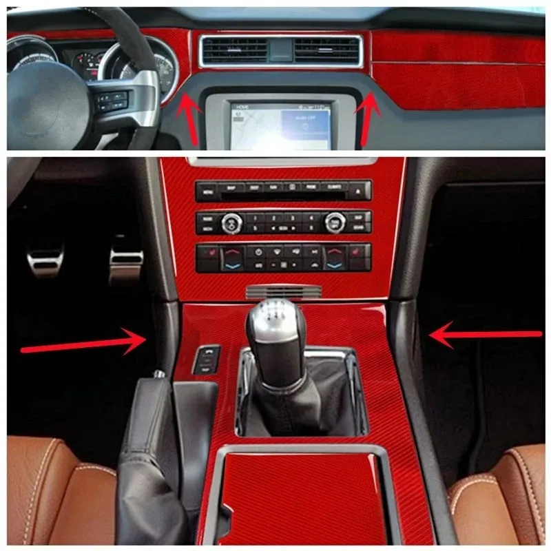 Red Carbon Fiber Interior Modification Cover Trim Strips Decorative Stickers For Ford Mustang 09-13 Car Inner Accessories
Red Carbon Fiber Interior Modification Cover Trim Strips Decorative Stickers For Ford Mustang 09-13 Car Inner Accessories