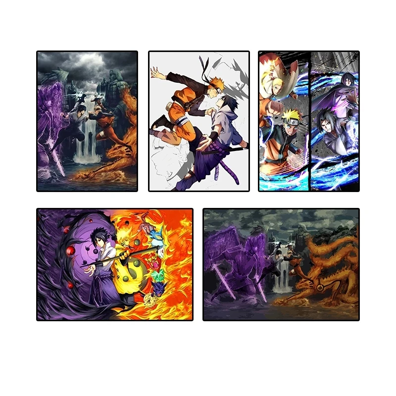 Japanese Anime Canvas Painting Naruto and Sasuke Poster and Print Art Print Mural Picture Boy Room Home Wall Decoration Cuadros
Japanese Anime Canvas Painting Naruto and Sasuke Poster and Print Art Print Mural Picture Boy Room Home Wall Decoration Cuadros
