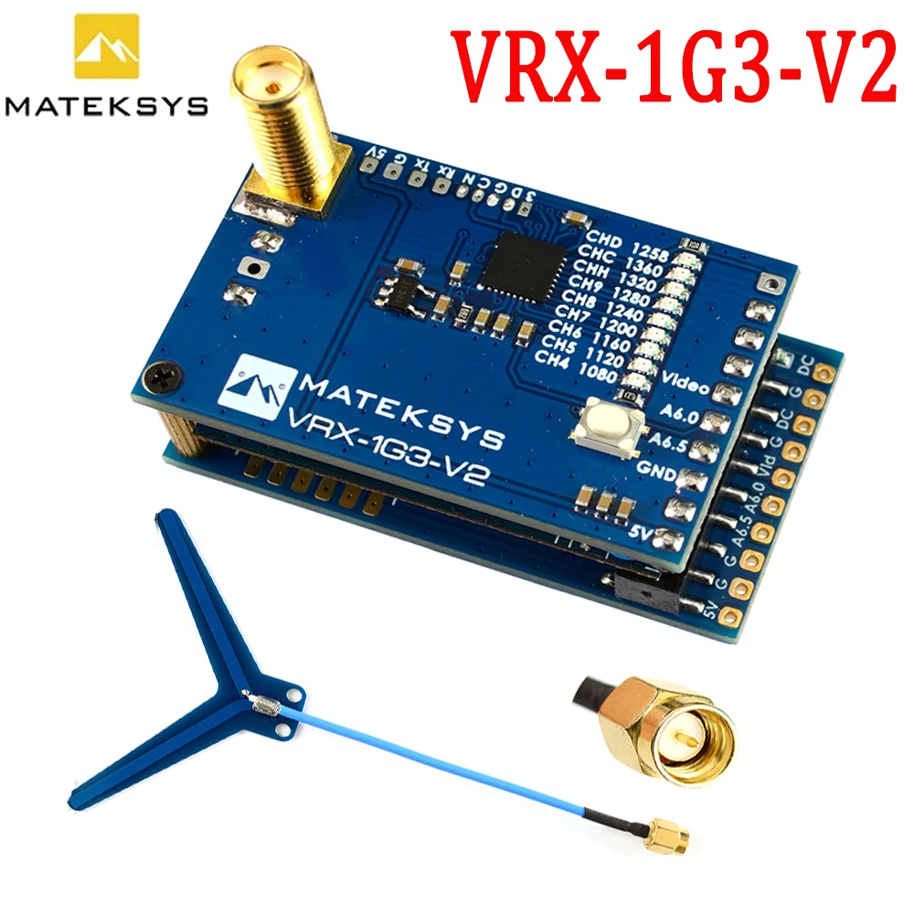 Система MATEK MATEKSYS VRX-1G3-V2 1,2 ГГц 1,2 ГГц 9 каналов широкополосный видеоприемник FPV Для радиоуправляемых FPV гоночных дронов очков мониторов дальне...
Система MATEK MATEKSYS VRX-1G3-V2 1,2 ГГц 1,2 ГГц 9 каналов широкополосный видеоприемник FPV Для радиоуправляемых FPV гоночных дронов очков мониторов дальне...