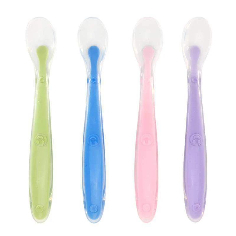 Baby Feeding Spoons Dishes Tableware for Children Flatware Cutlery Spoon Silicone Tools for Patch Work lot Soup Ladle
Baby Feeding Spoons Dishes Tableware for Children Flatware Cutlery Spoon Silicone Tools for Patch Work lot Soup Ladle