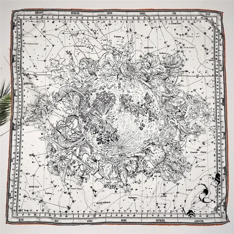 constellat Print Rolling Square Edge Scarf 90x90 Rolled Designer Silk Head Neck Scarfs Bandana Luxury Scarves and Scarves Shawls
constellat Print Rolling Square Edge Scarf 90x90 Rolled Designer Silk Head Neck Scarfs Bandana Luxury Scarves and Scarves Shawls