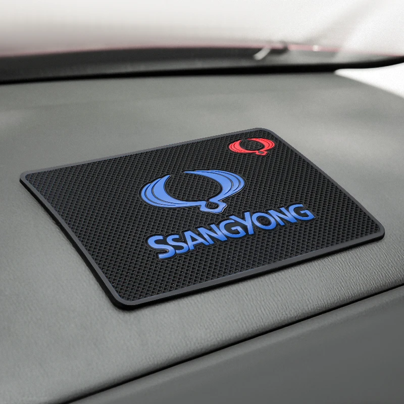 1PC PVC Car Logo Dashboard Anti Slip Mat Phone Holder Non-Slip Mat For Ssangyong Actyon Korando Rexton Rodius Tivoli Accessories
1PC PVC Car Logo Dashboard Anti Slip Mat Phone Holder Non-Slip Mat For Ssangyong Actyon Korando Rexton Rodius Tivoli Accessories