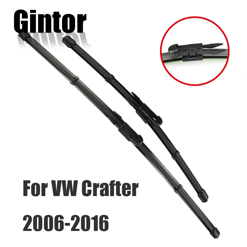 GINTOR For Volkswagen Crafter 2006 2007 2008 2009 2010 2011 2012 2013 2014 2015 2016 Auto Wiper Blades Fit Pinch Tab Arm Styling
GINTOR For Volkswagen Crafter 2006 2007 2008 2009 2010 2011 2012 2013 2014 2015 2016 Auto Wiper Blades Fit Pinch Tab Arm Styling