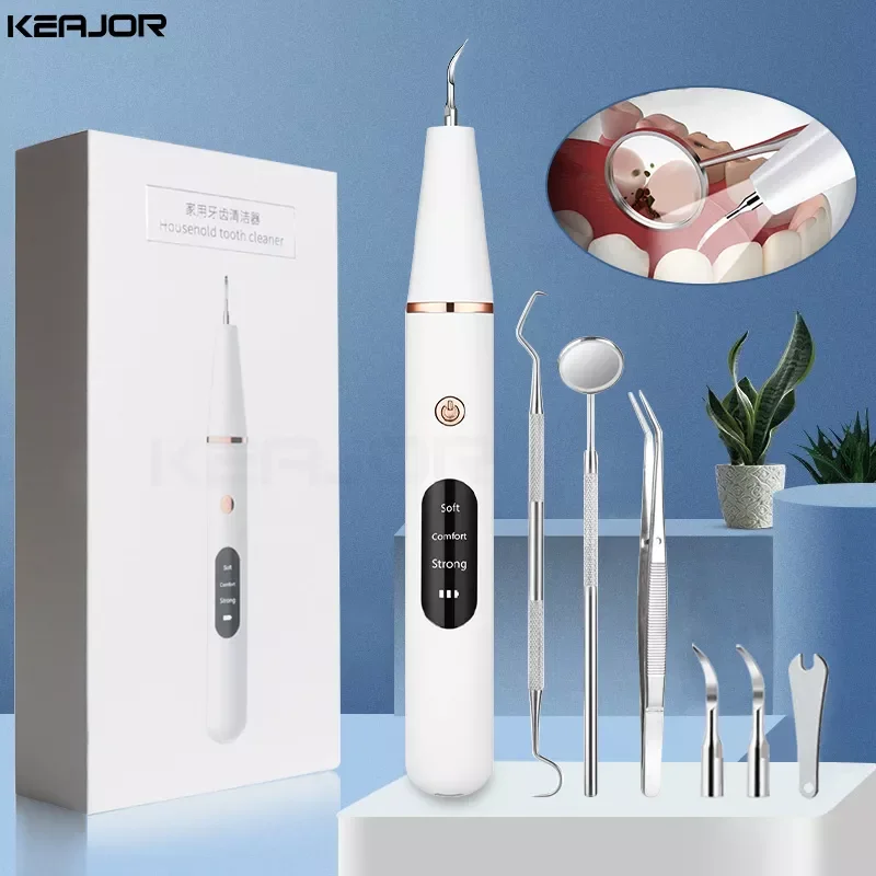 Sonic Dental Calculus Scaler Teeth Tartar Remover Plaque Stains Cleaner Removal Teeth Whitening Portable with LED
Sonic Dental Calculus Scaler Teeth Tartar Remover Plaque Stains Cleaner Removal Teeth Whitening Portable with LED