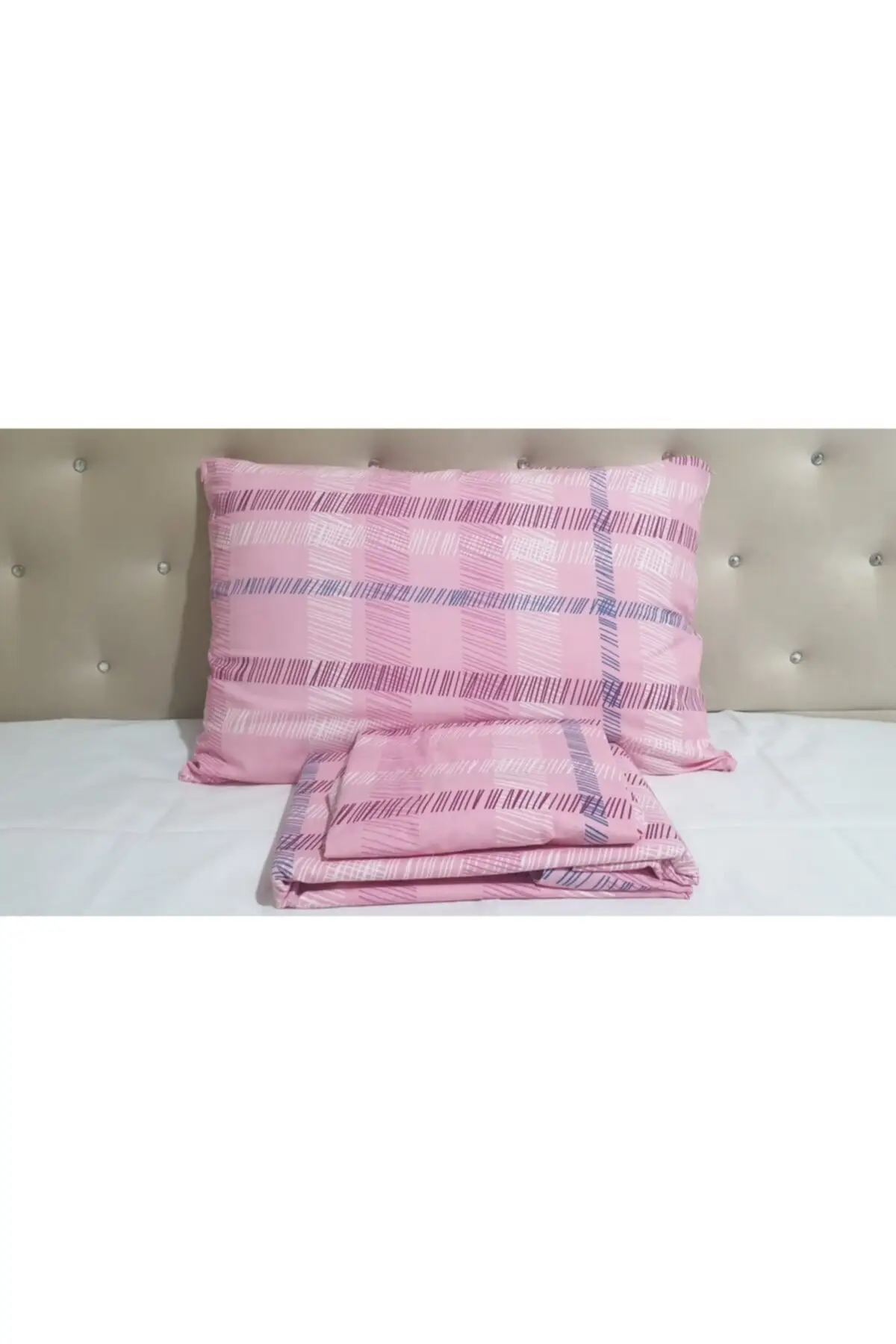 

Single Double Quilt Cover Takımı Akfil Fabric Pink (fitted Sheets) cotton 100x200 Size Bedroom Textile Home & Furniture