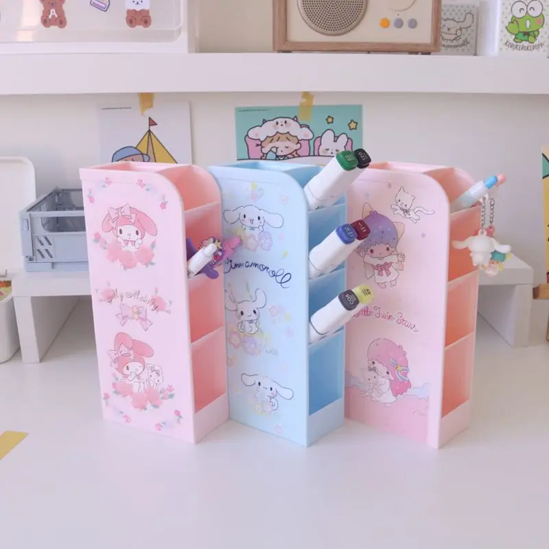 Sanrio Kawaii Kuromi Cinnamoroll Storage Boxs Multi-Compartment Desktop Pen Holder Cartoon My Melody Pompompurin Pencil Holder
Sanrio Kawaii Kuromi Cinnamoroll Storage Boxs Multi-Compartment Desktop Pen Holder Cartoon My Melody Pompompurin Pencil Holder
