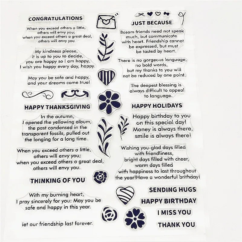 Phrase Birthday Fairy Clear Stamps Seal for DIY Scrapbooking Card Rubber Stamps Making Album Sheets Crafts Decor New Stamps
Phrase Birthday Fairy Clear Stamps Seal for DIY Scrapbooking Card Rubber Stamps Making Album Sheets Crafts Decor New Stamps