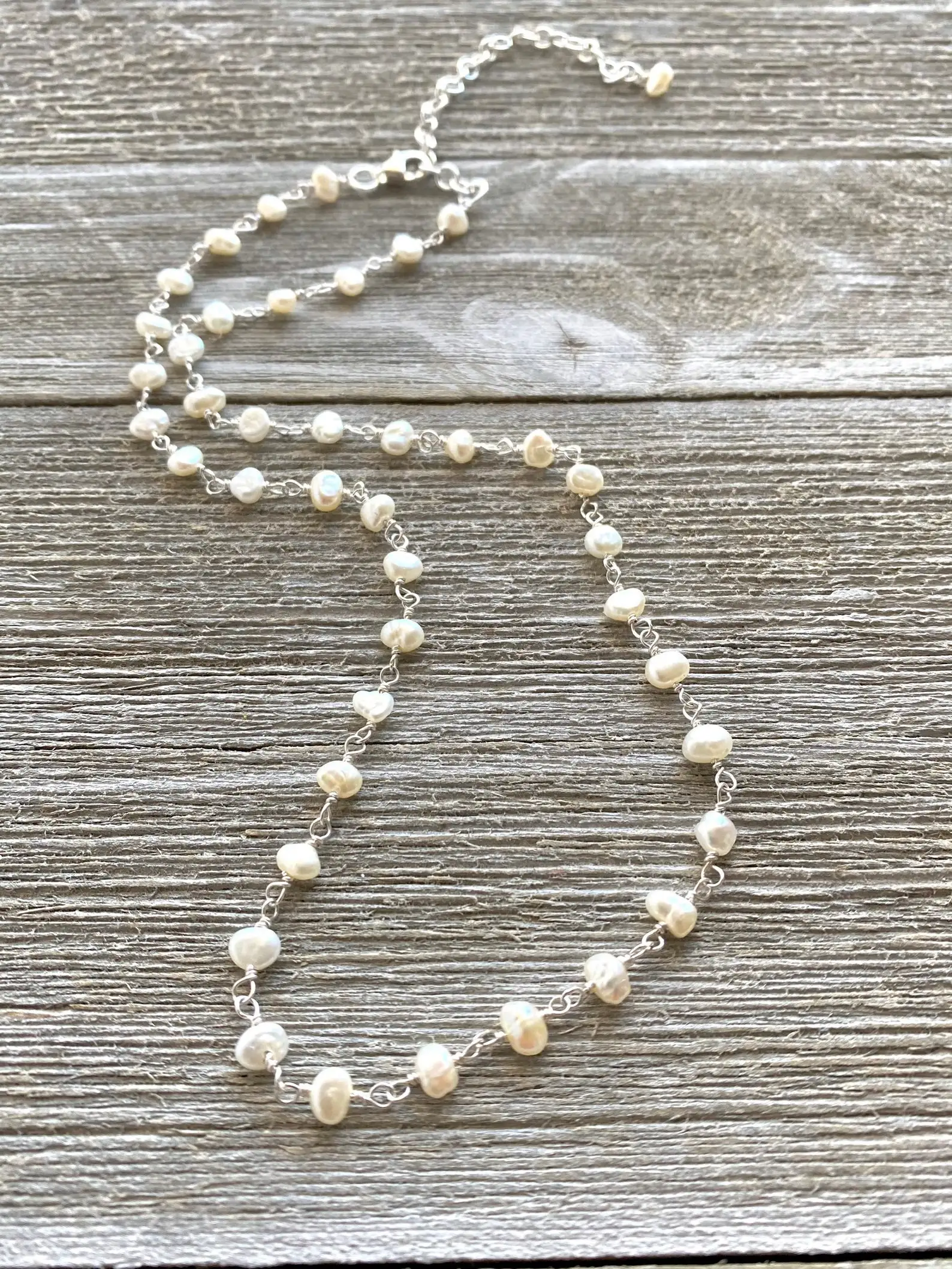 Pearl necklace, Freshwater pearl necklace, wedding necklace, Beaded necklace, white necklace, Sterling silver necklace
Pearl necklace, Freshwater pearl necklace, wedding necklace, Beaded necklace, white necklace, Sterling silver necklace
