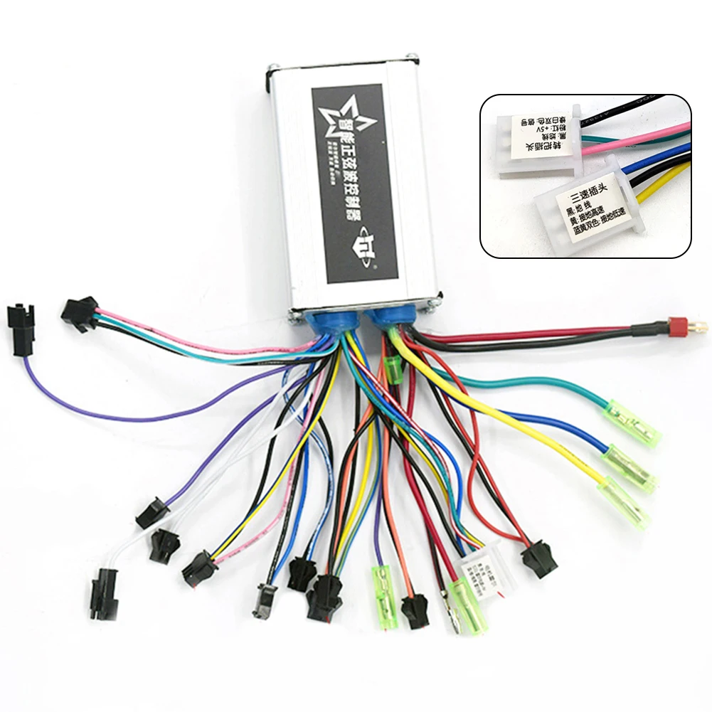 1pc 36V48V60V 350W/500W Brushless Controller For Electric Scooter E-Bike Sine Wave Electric Bike Motorcycle Ebike Accessories
1pc 36V48V60V 350W/500W Brushless Controller For Electric Scooter E-Bike Sine Wave Electric Bike Motorcycle Ebike Accessories