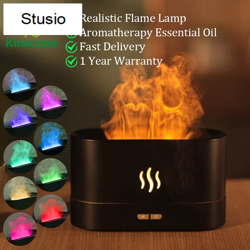 Kinscoter Aroma Diffuser Air Humidifier Ultrasonic Cool Mist Maker Fogger Led Essential Oil Flame Lamp Difusor
Kinscoter Aroma Diffuser Air Humidifier Ultrasonic Cool Mist Maker Fogger Led Essential Oil Flame Lamp Difusor