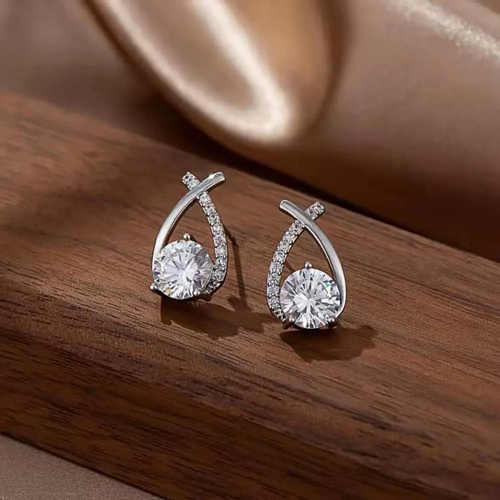 Personality Rhinestone Mermaid Tail Stud Earrings Simplicity Teardrop-Shaped Cross Fishtail Zircon Jewelry Women Girls Gifts
Personality Rhinestone Mermaid Tail Stud Earrings Simplicity Teardrop-Shaped Cross Fishtail Zircon Jewelry Women Girls Gifts