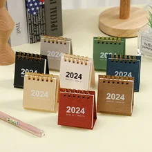 2023 -2024 Simpler Solid Color Mini Desk Calendar Office School Supplies Calendar Desk Calendar Monthly Planner Desk Accessories