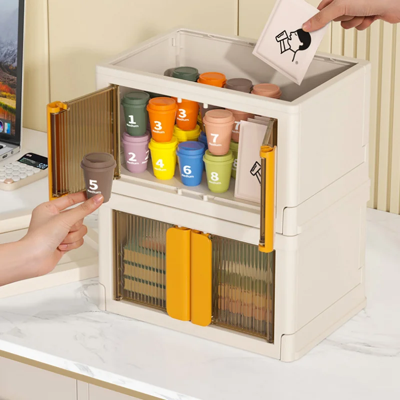 Foldable Storage Box with Lid Household Desktop Organizer Kitchen Bathroom Stationery Snacks Toy Book Sundries Storage Container
Foldable Storage Box with Lid Household Desktop Organizer Kitchen Bathroom Stationery Snacks Toy Book Sundries Storage Container