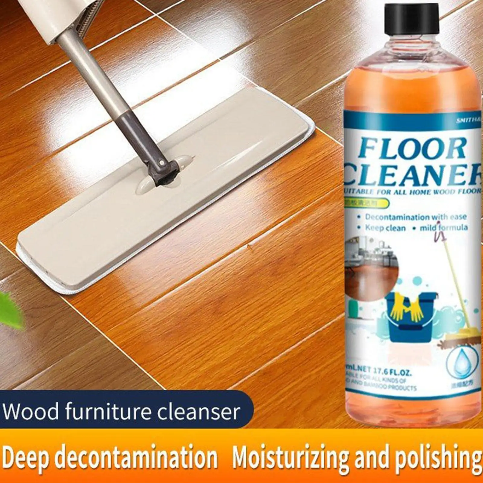 Powerful Decontamination Floor Cleaner Wood Floor Stain Products Household Tool Polishing Cleaning Repair Shine Remover X3H0
Powerful Decontamination Floor Cleaner Wood Floor Stain Products Household Tool Polishing Cleaning Repair Shine Remover X3H0
