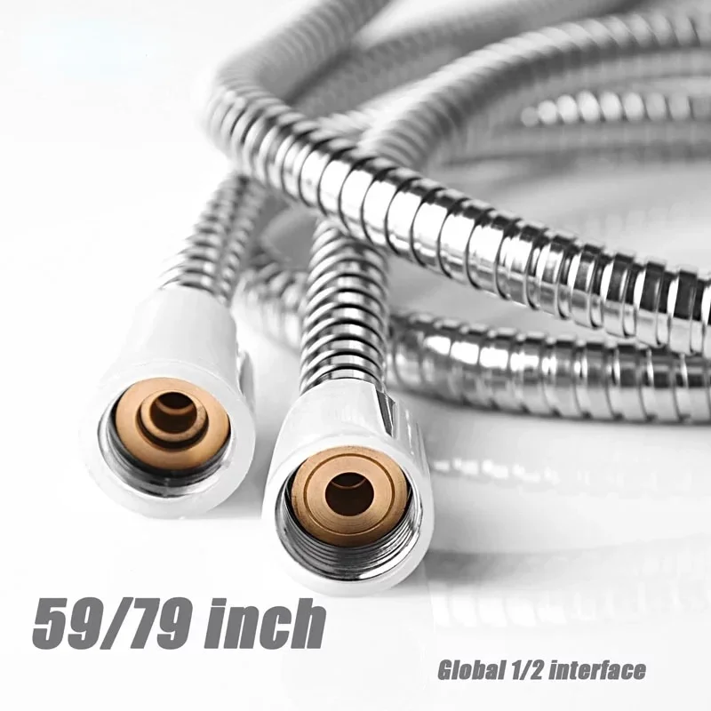 

Pipe Flexible or 1.5m Water Chrome Plating Shower Shower 2m Bathroom Accessories Rainfall Soft Common Hose Pipe Black