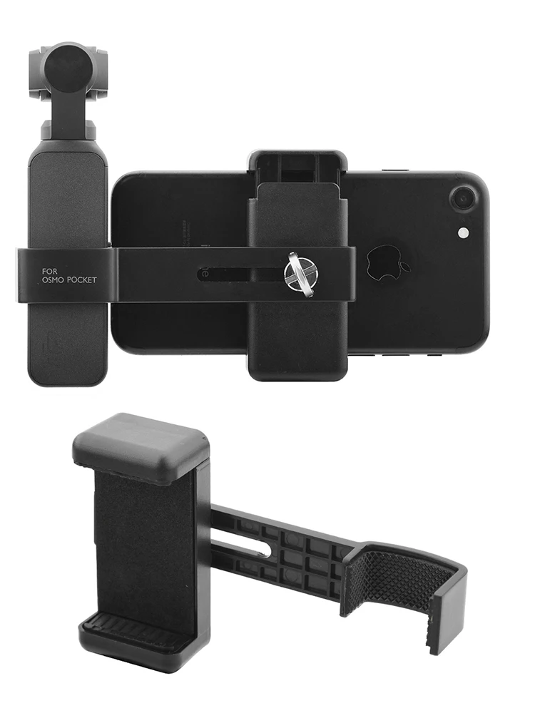 Phone Mount Holder for DJI OSMO Pocket/Pocket 2 Gimbal Camera Smart Phone Connector Adapter Support Clip Fixer Accessories
Phone Mount Holder for DJI OSMO Pocket/Pocket 2 Gimbal Camera Smart Phone Connector Adapter Support Clip Fixer Accessories