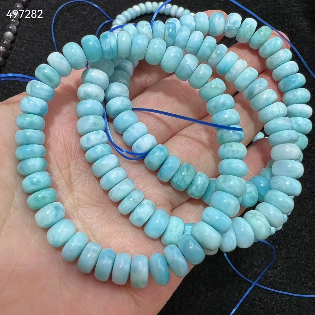 Natural Blue Larimar Water Abacus Beads Bracelet Blue Larimar Bracelet 8.5mm Woman Men Fashion Jewelry AAAAAA
Natural Blue Larimar Water Abacus Beads Bracelet Blue Larimar Bracelet 8.5mm Woman Men Fashion Jewelry AAAAAA