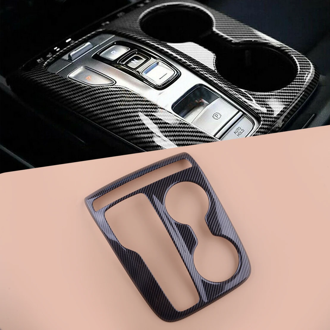 Car Front Center Console Gear Shift Panel Cover Trim Frame ABS Fit for Hyundai Tucson 2022 Left Hand Drive Carbon Fiber Style 
Car Front Center Console Gear Shift Panel Cover Trim Frame ABS Fit for Hyundai Tucson 2022 Left Hand Drive Carbon Fiber Style