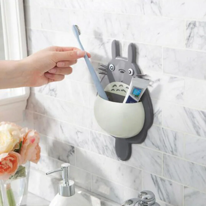1pcs Toothbrush Wall Mount Holder Cute Totoro Sucker Box Bathroom Organizer Tools Accessories Toothbrush Holder
1pcs Toothbrush Wall Mount Holder Cute Totoro Sucker Box Bathroom Organizer Tools Accessories Toothbrush Holder