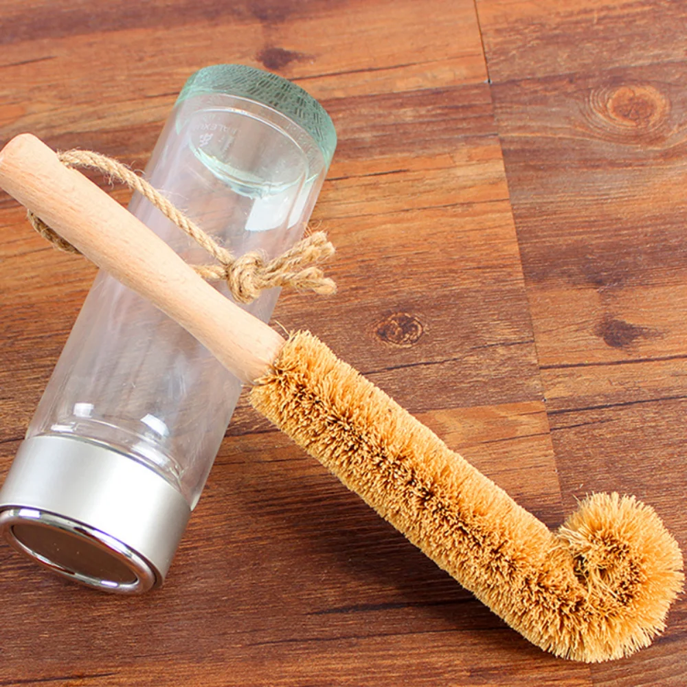 Durable Bamboo Coconut Palm Long Handle Kitchen Cleaning Brush Creative Glass Bottle Dish Cup Brush Household Cleaning Tools
Durable Bamboo Coconut Palm Long Handle Kitchen Cleaning Brush Creative Glass Bottle Dish Cup Brush Household Cleaning Tools