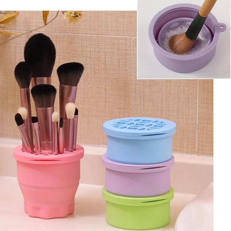 Silicone Brush Cup Beauty Cleaning Tool Makeup Brush Drying Rack Beauty Brush Cleaning Cup Makeup Brush Cleaner Make Up Washing
Silicone Brush Cup Beauty Cleaning Tool Makeup Brush Drying Rack Beauty Brush Cleaning Cup Makeup Brush Cleaner Make Up Washing