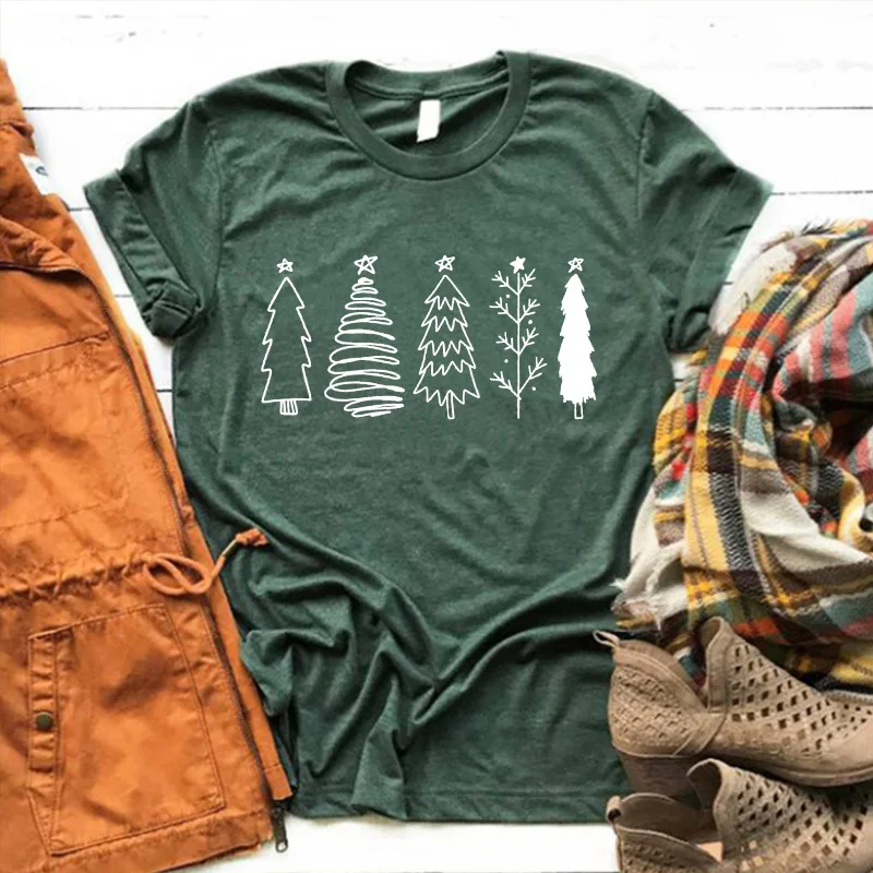 Christmas Trees Shirt Christmas Shirts for Women Vintage Shirts for Christmas Cute Christmas T-shirt Aesthetic Holiday Tee L
Christmas Trees Shirt Christmas Shirts for Women Vintage Shirts for Christmas Cute Christmas T-shirt Aesthetic Holiday Tee L