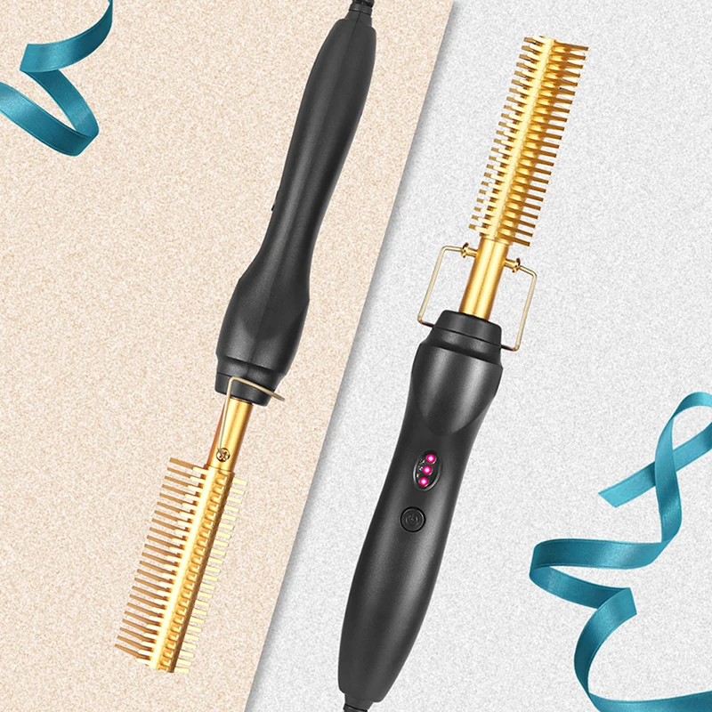 Electric Hair Straightener 2 In 1 Hot Comb Straightener Hair Curler Wet Dry Use Flat Irons Hot Heating Comb UK Plug for Bathroom
Electric Hair Straightener 2 In 1 Hot Comb Straightener Hair Curler Wet Dry Use Flat Irons Hot Heating Comb UK Plug for Bathroom