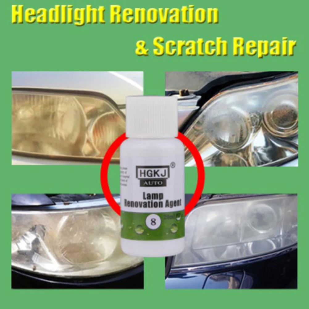 20ML Headlight Restorer HGKJ 8 Car Lights Polishing Kit Chemical Repair Renovation Auto Detailing Liquid Polymer Protect Coating
20ML Headlight Restorer HGKJ 8 Car Lights Polishing Kit Chemical Repair Renovation Auto Detailing Liquid Polymer Protect Coating