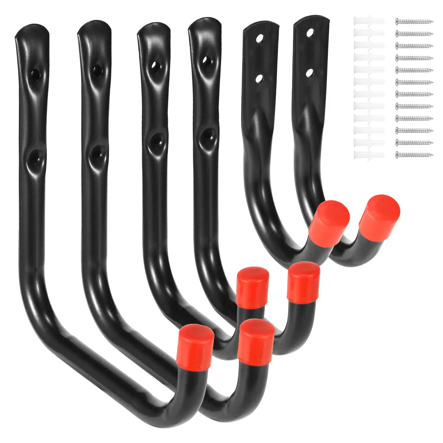 6 Packs Garage 22lbs Load Bike Heavy Duty Utility Wall Hanger Rack for Garage Basement Shop Ladder
6 Packs Garage 22lbs Load Bike Heavy Duty Utility Wall Hanger Rack for Garage Basement Shop Ladder