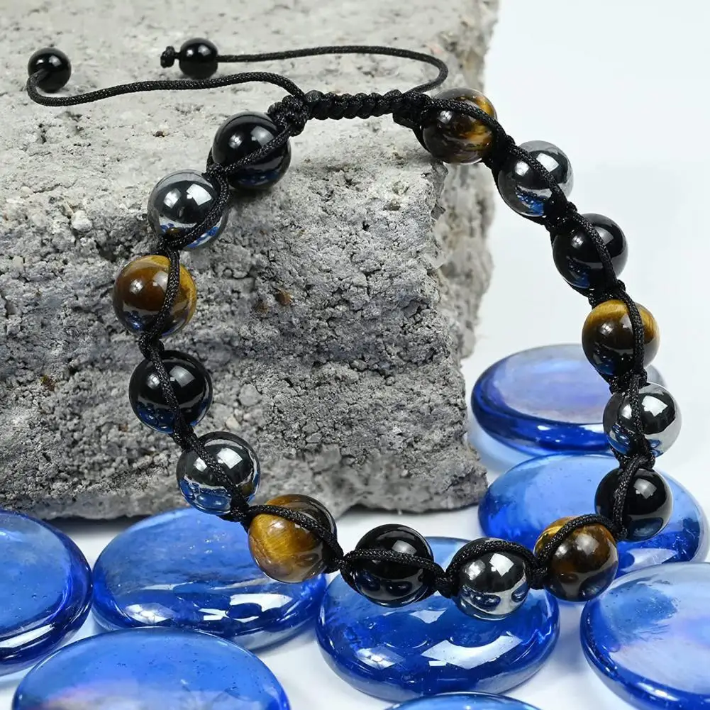 Popular Chian Bracelet Glossy Anti-fade Faux Tiger Eye Stone Beads Bangle Jewelry Elegance Men Bracelet Dating Accessories
Popular Chian Bracelet Glossy Anti-fade Faux Tiger Eye Stone Beads Bangle Jewelry Elegance Men Bracelet Dating Accessories