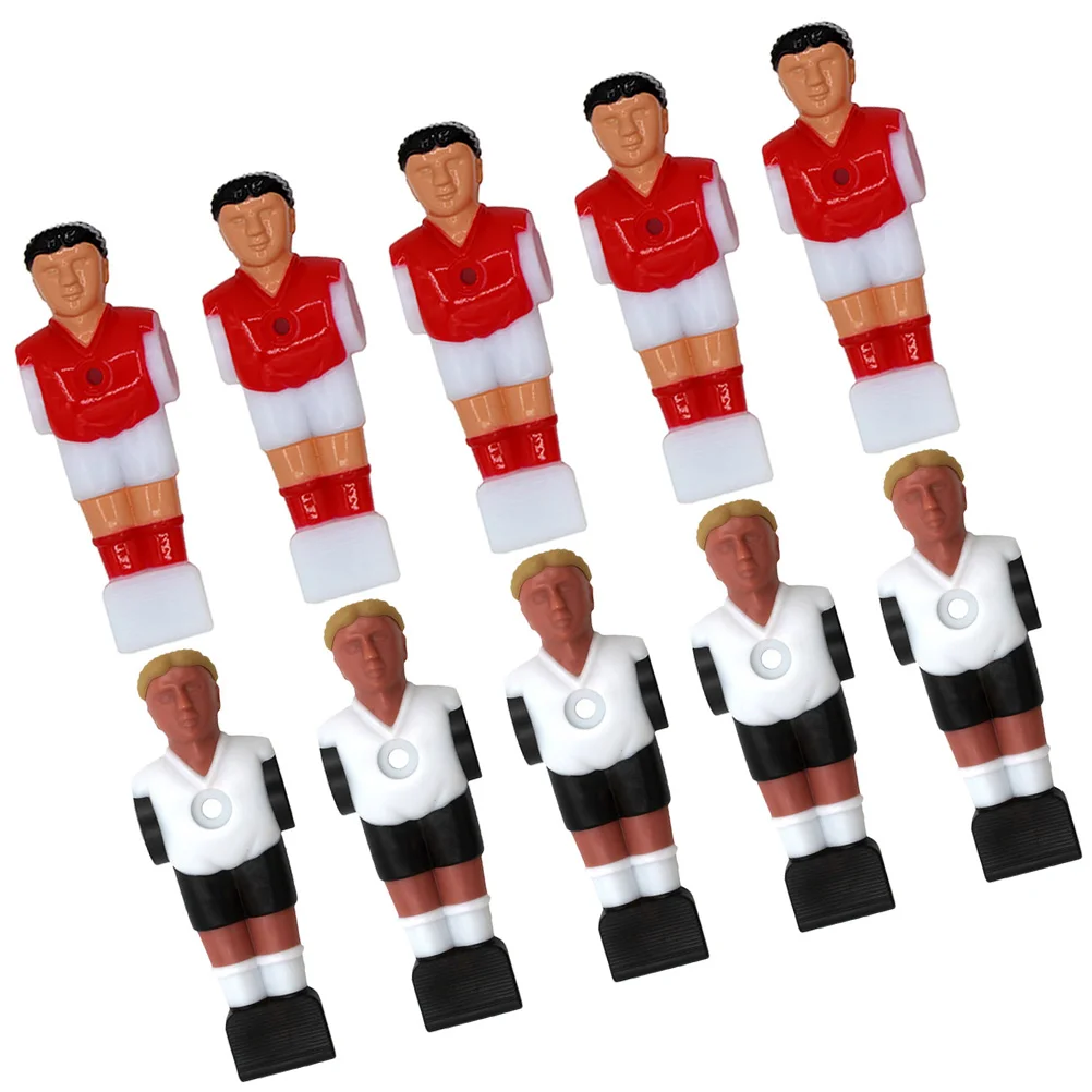 

Аксессуары для настольного футбола, 10 шт., мужские принадлежности для настольного футбола, пластиковые куклы для игры в футбол