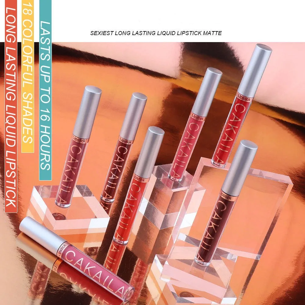 6 Pcs Lipstick Set Matte Lip Gloss Waterproof Long-Lasting Lip Glaze Liquid Lipstick Nonstick Cup Lip Stick Lip Beauty Cosmetics
6 Pcs Lipstick Set Matte Lip Gloss Waterproof Long-Lasting Lip Glaze Liquid Lipstick Nonstick Cup Lip Stick Lip Beauty Cosmetics