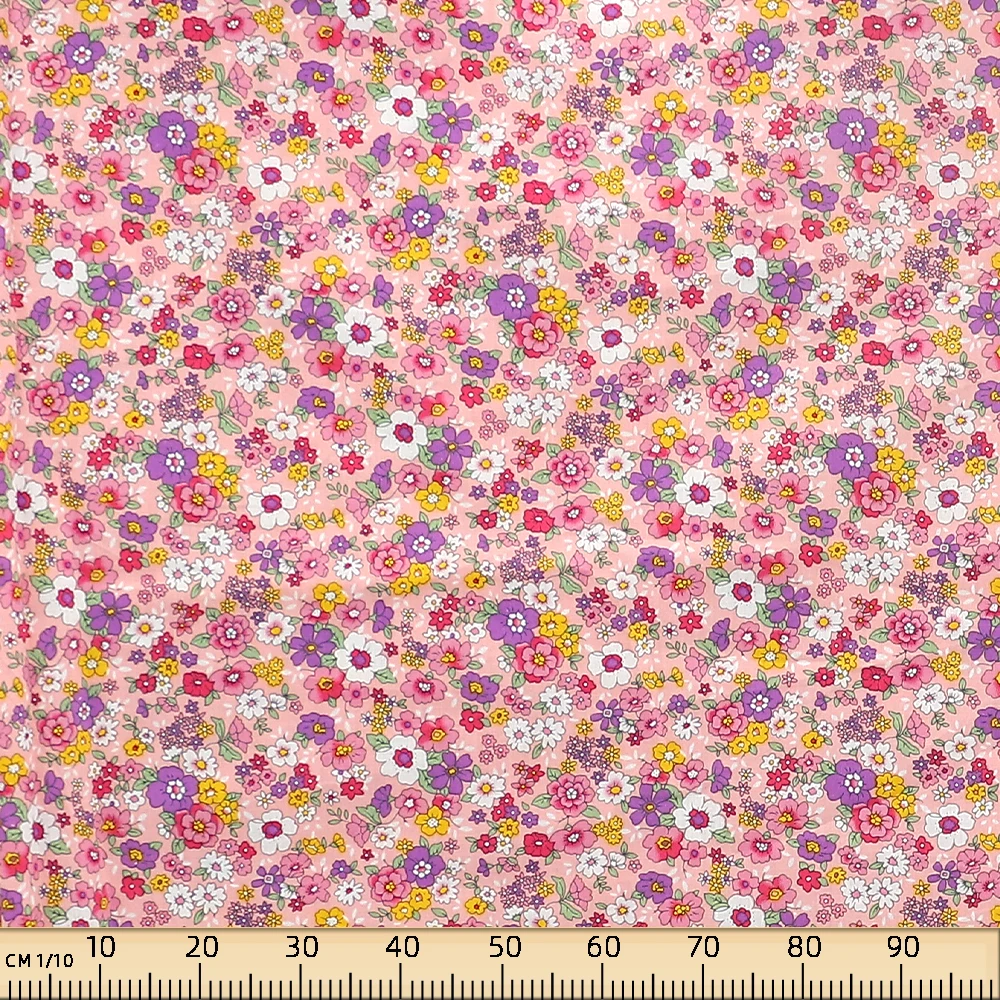 145x50cm Pink Pastoral Floral Poplin Cotton Fabric for Patchwork Needlework DIY Handmade Accessories By The Mete Children's Wear
145x50cm Pink Pastoral Floral Poplin Cotton Fabric for Patchwork Needlework DIY Handmade Accessories By The Mete Children's Wear