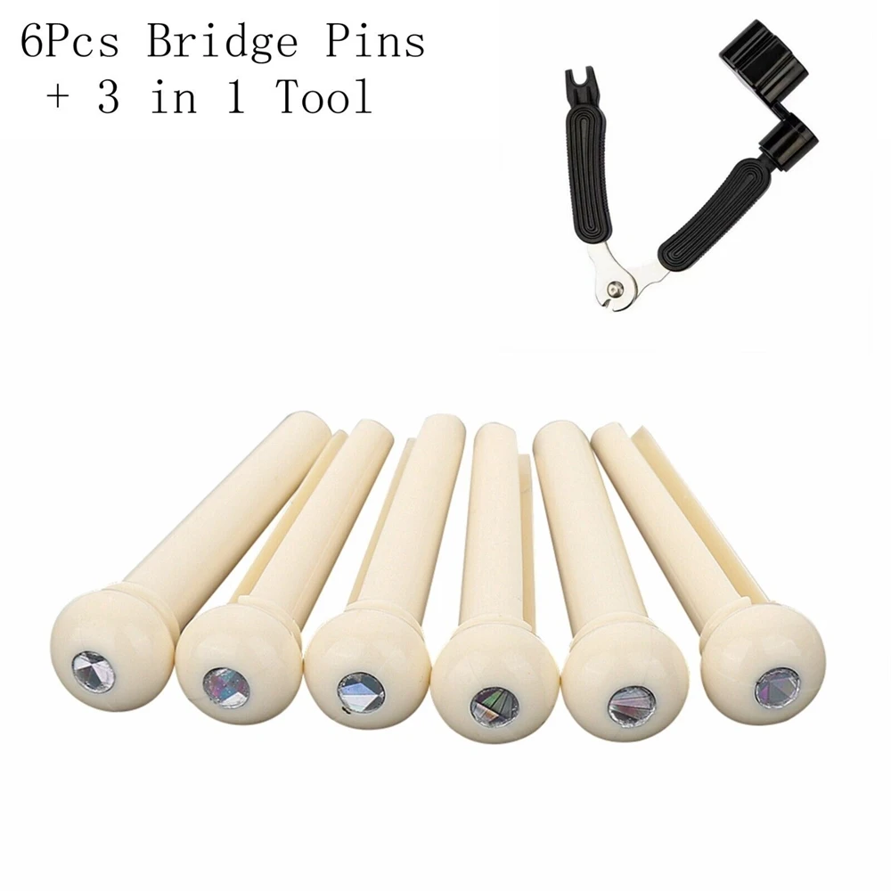 6Pcs Acoustic Guitar ABS Plastic Bridge Pins&Guitar Repair Tool Functional 3 in 1 (Tool Coloer Random )
6Pcs Acoustic Guitar ABS Plastic Bridge Pins&Guitar Repair Tool Functional 3 in 1 (Tool Coloer Random )
