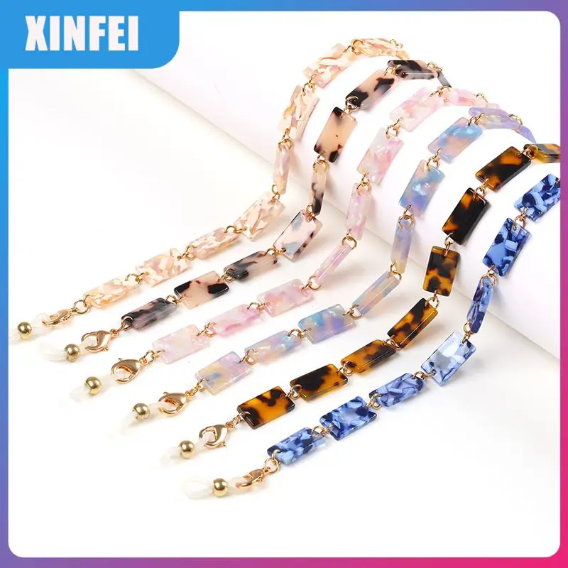 Fashion Acrylic Sunglasses Chain Necklace Women Anti Slip Clip Mask Holder Neck Lanyard Mask Hanging Rope Glasses Chain
Fashion Acrylic Sunglasses Chain Necklace Women Anti Slip Clip Mask Holder Neck Lanyard Mask Hanging Rope Glasses Chain