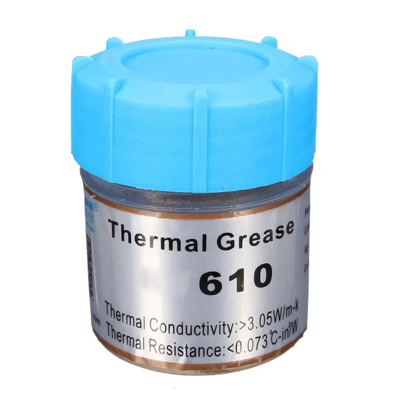 HY610 10g Golden Thermal Grease Silicone Grease Conductive Grease Paste For CPU GPU Chipset Cooling Compound Silicone
HY610 10g Golden Thermal Grease Silicone Grease Conductive Grease Paste For CPU GPU Chipset Cooling Compound Silicone
