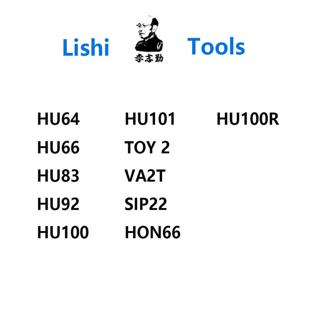 Инструмент Lishi 2 в 1, HU64 HU66 HU83 HU92 HU100 HU100R HU101 VA2T SIP22 HON66, слесарный инструмент TOY2 TRACK
Инструмент Lishi 2 в 1, HU64 HU66 HU83 HU92 HU100 HU100R HU101 VA2T SIP22 HON66, слесарный инструмент TOY2 TRACK