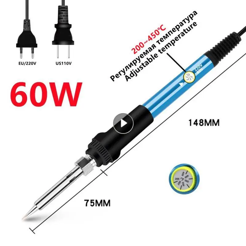 Electric Soldering Iron Heater 220V 110V 80W 60W Ceramic Internal Heating Element For 908 908S Solder Pencil Welding Repair Tool
Electric Soldering Iron Heater 220V 110V 80W 60W Ceramic Internal Heating Element For 908 908S Solder Pencil Welding Repair Tool