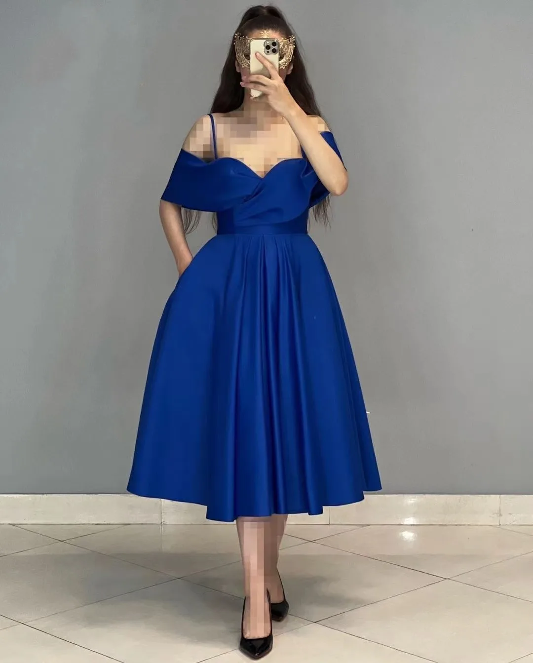 Tea Length Satin A Line Homecoming Dresses Spaghetti Off Shoulder Girls' Wear Graduation Party Lace Up Back Short Prom Gowns
Tea Length Satin A Line Homecoming Dresses Spaghetti Off Shoulder Girls' Wear Graduation Party Lace Up Back Short Prom Gowns