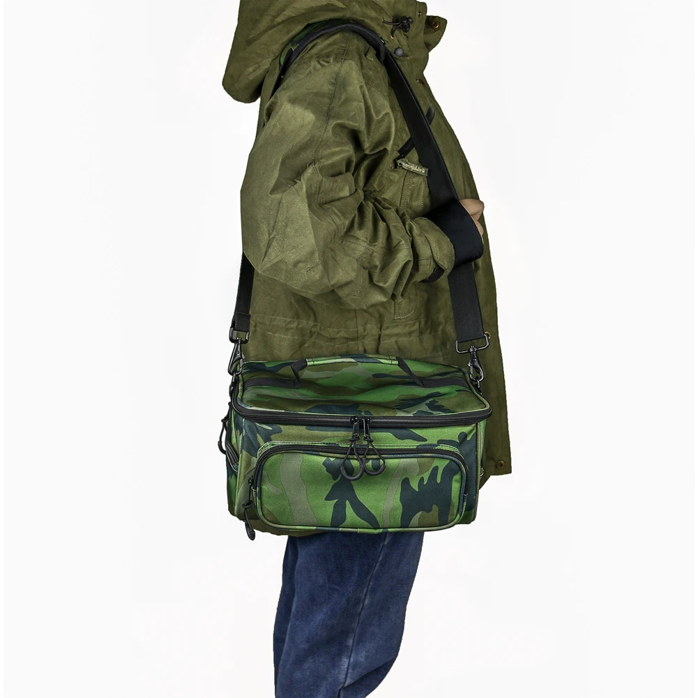 Sea Fishing Storage Bag Tackle Wear-resistance 600D Oxford Cloth Camouflage Campaing High Capacity Multi-pocket
Sea Fishing Storage Bag Tackle Wear-resistance 600D Oxford Cloth Camouflage Campaing High Capacity Multi-pocket