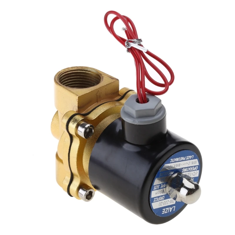

Y1UU 3/4 "Электрический соленоид 220 В для пневматического клапана с 2 портами, вода, масло, воздух, газ 2W-200-