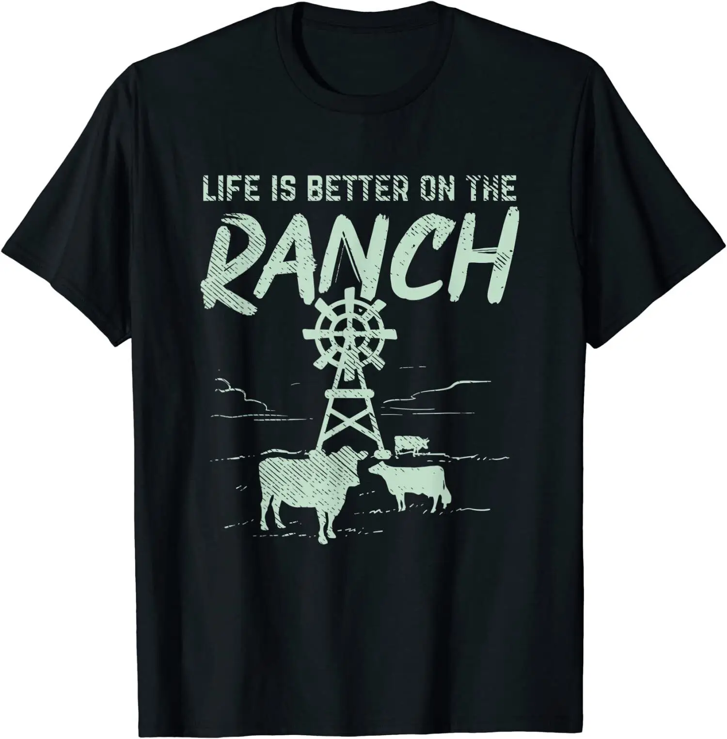 Life Is Better On The Ranch Hip Hop Cotton T Shirt Men Casual Short Sleeve Tees Tops Dropshipping
Life Is Better On The Ranch Hip Hop Cotton T Shirt Men Casual Short Sleeve Tees Tops Dropshipping