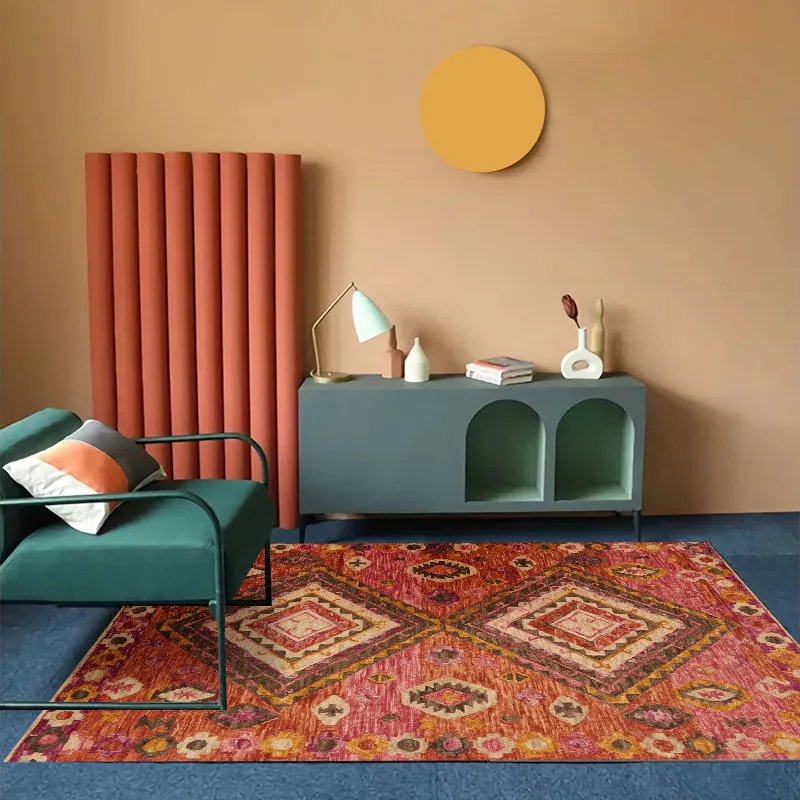 Богемный ковер для гостиной дивана в этническом стиле спальни марокканские