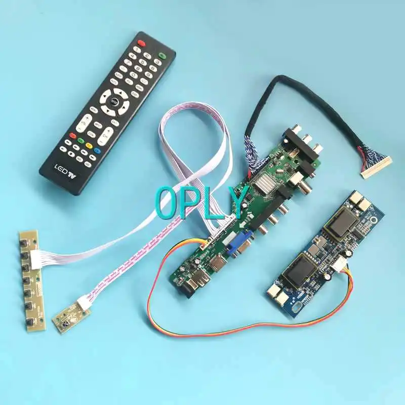 DVB 3663 Digital LCD Controller Board Fit LM200WD1 M200O1 4-CCFL USB VGA AV RF HDMI-Compatible 20" 1600*900 DIY Kit 30 Pin LVDS
DVB 3663 Digital LCD Controller Board Fit LM200WD1 M200O1 4-CCFL USB VGA AV RF HDMI-Compatible 20" 1600*900 DIY Kit 30 Pin LVDS
