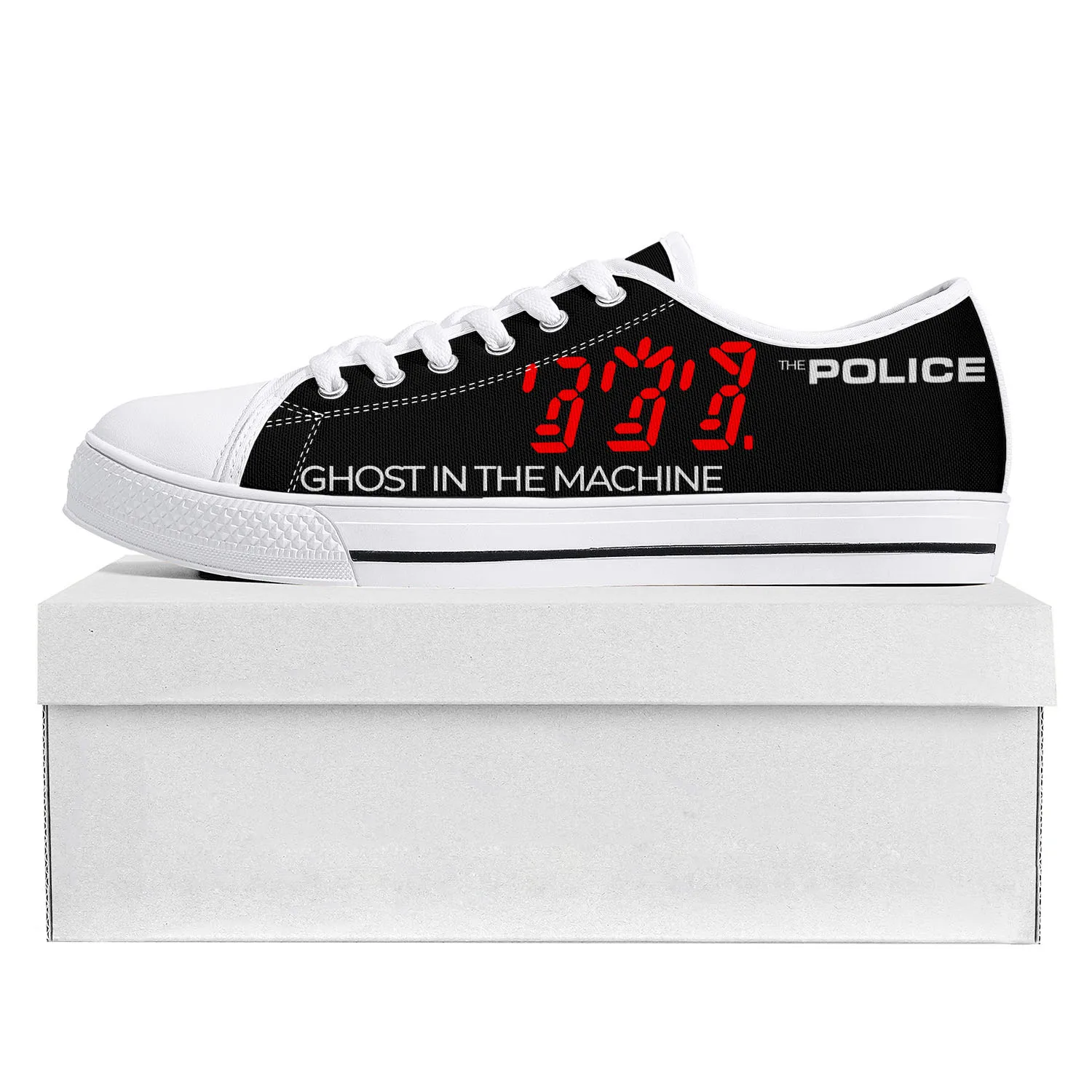 

The Police Band Pop Low Top High Quality Sneakers Mens Womens Teenager Canvas Sneaker Prode Casual Couple Shoes Custom Shoe
